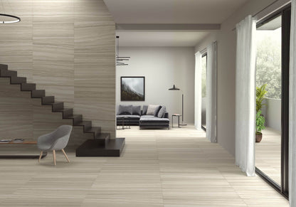 Happy Floors Silver 12" x 24" Porcelain Tile (Closeout)