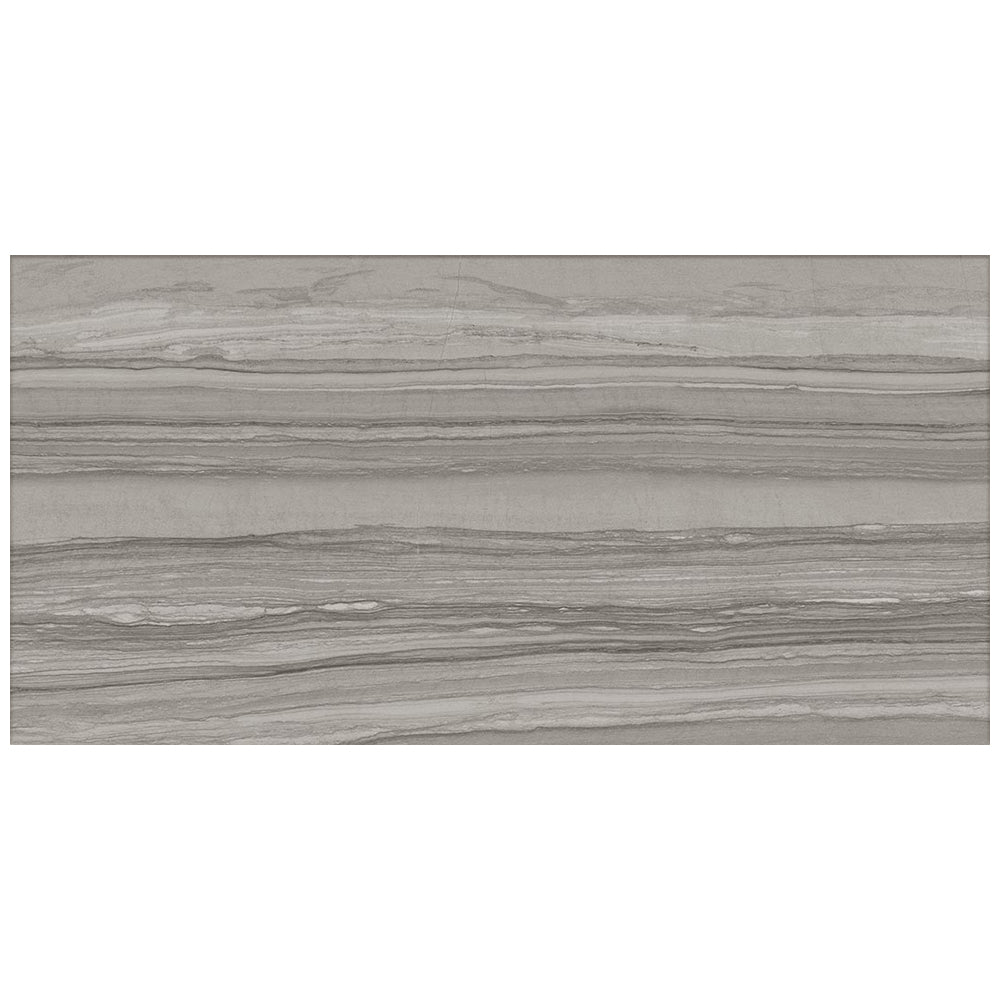 Happy Floors Silver 24" x 48" Porcelain Tile (Closeout)