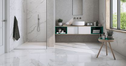Happy Floors Statuario 12" x 36" Porcelain Tile