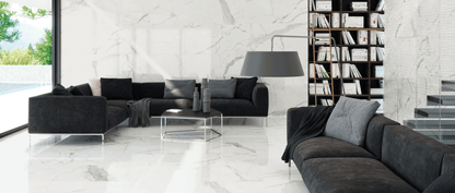 Happy Floors Statuario 24" x 48" Porcelain Tile