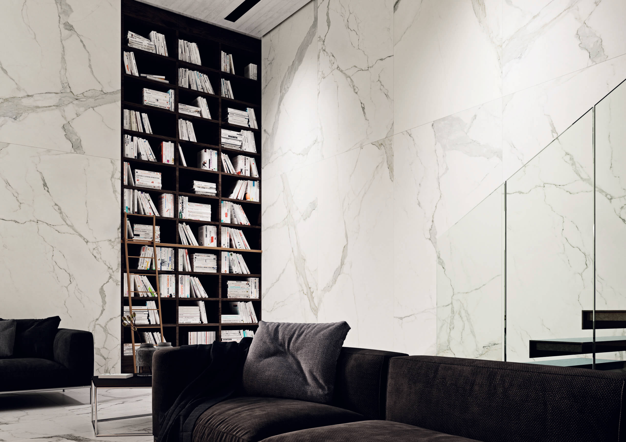 Happy Floors Statuario Luxe 12" x 24" Porcelain Tile