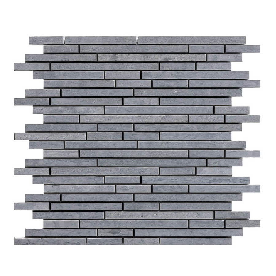 Happy Floors Sticks 11.3" x 11.7" Stone & Glass Mosaic (Closeout)