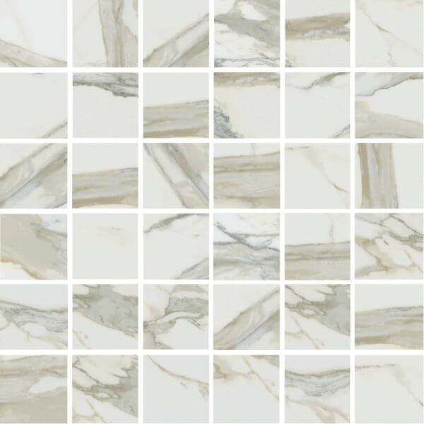 Happy Floors Stratus 2 x 2 12" x 12" Porcelain Mosaic