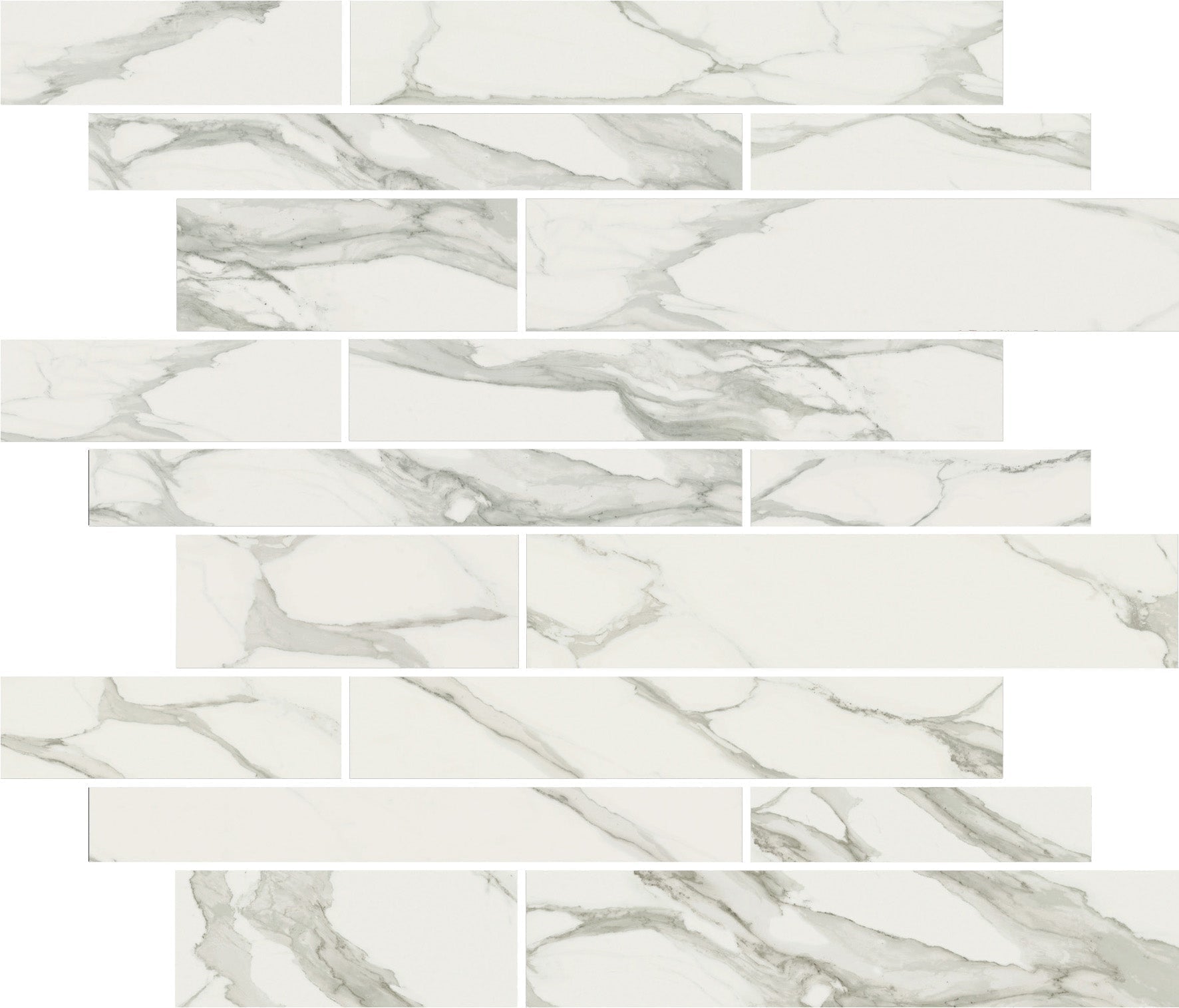 Happy Floors Stratus Muretto 12" x 12" Porcelain Mosaic
