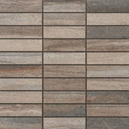 Happy Floors Tivoli 1.25 x 4 12" x 12" Porcelain Mosaic (Closeout)
