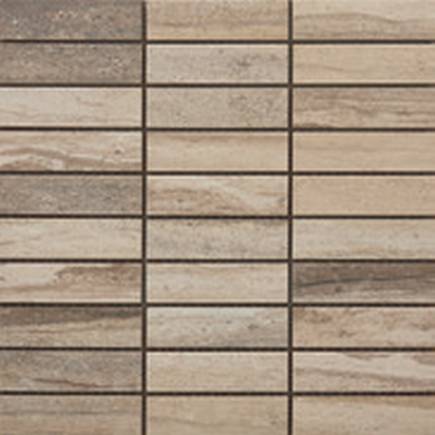 Happy Floors Tivoli 1.25 x 4 12" x 12" Porcelain Mosaic (Closeout)