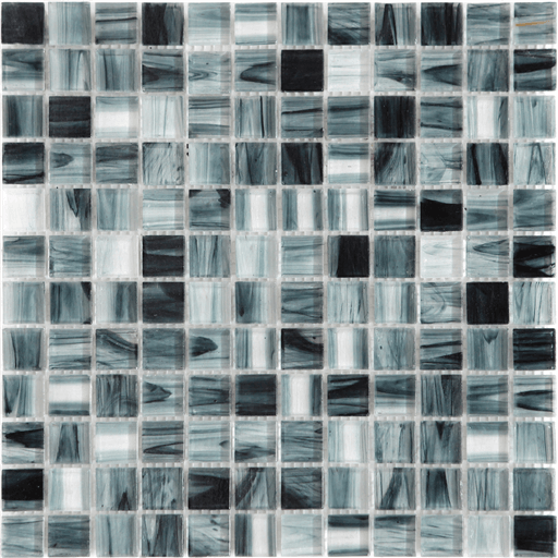 Happy Floors Tortuga 1 x 1 11.8" x 11.8" Marble Mosaic (Closeout)