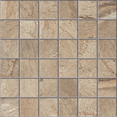 Happy Floors Utah 2 x 2 12" x 12" Porcelain Mosaic