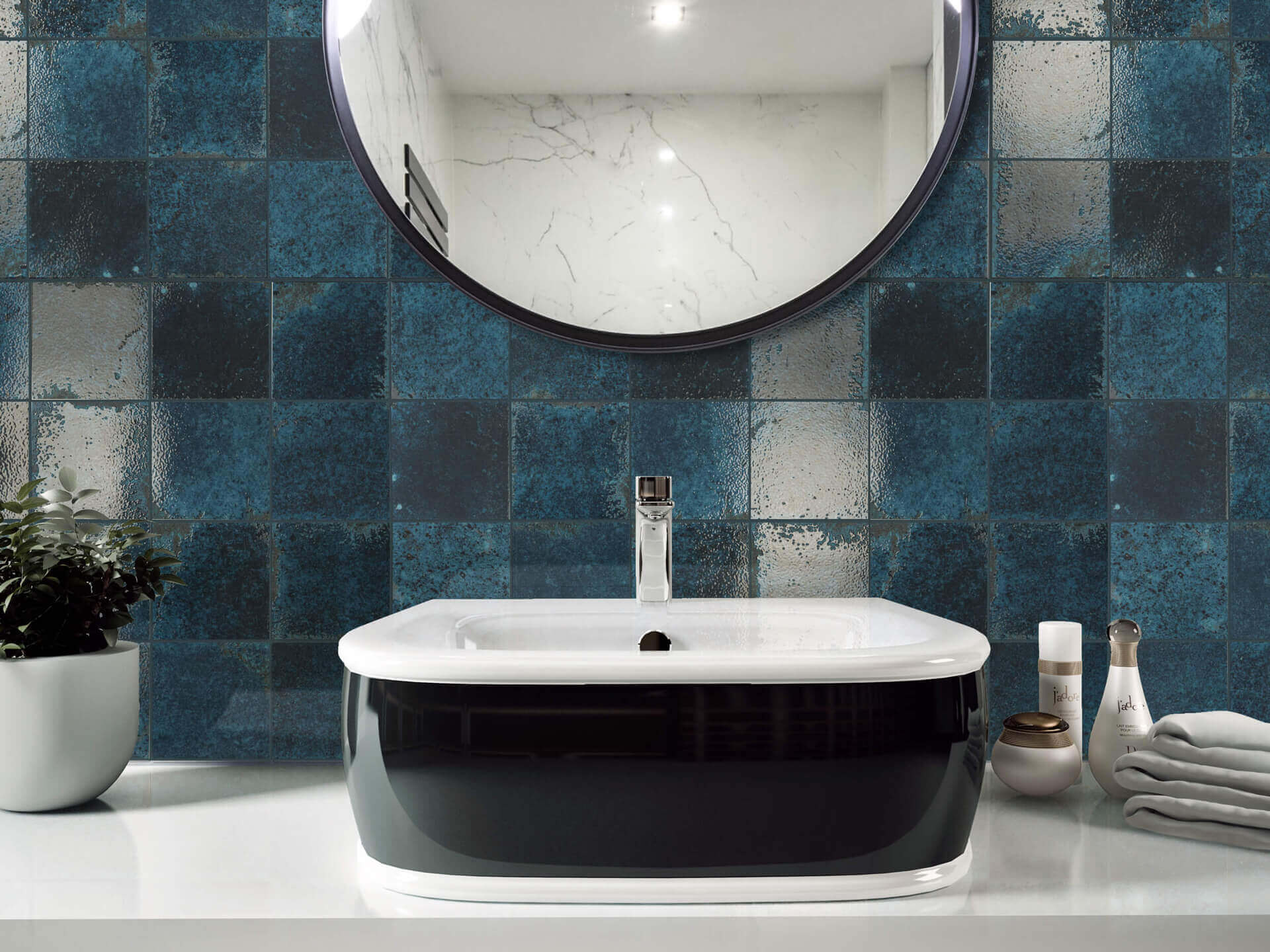 Happy Floors Vibrant 6" x 6" Porcelain Tile (Closeout)