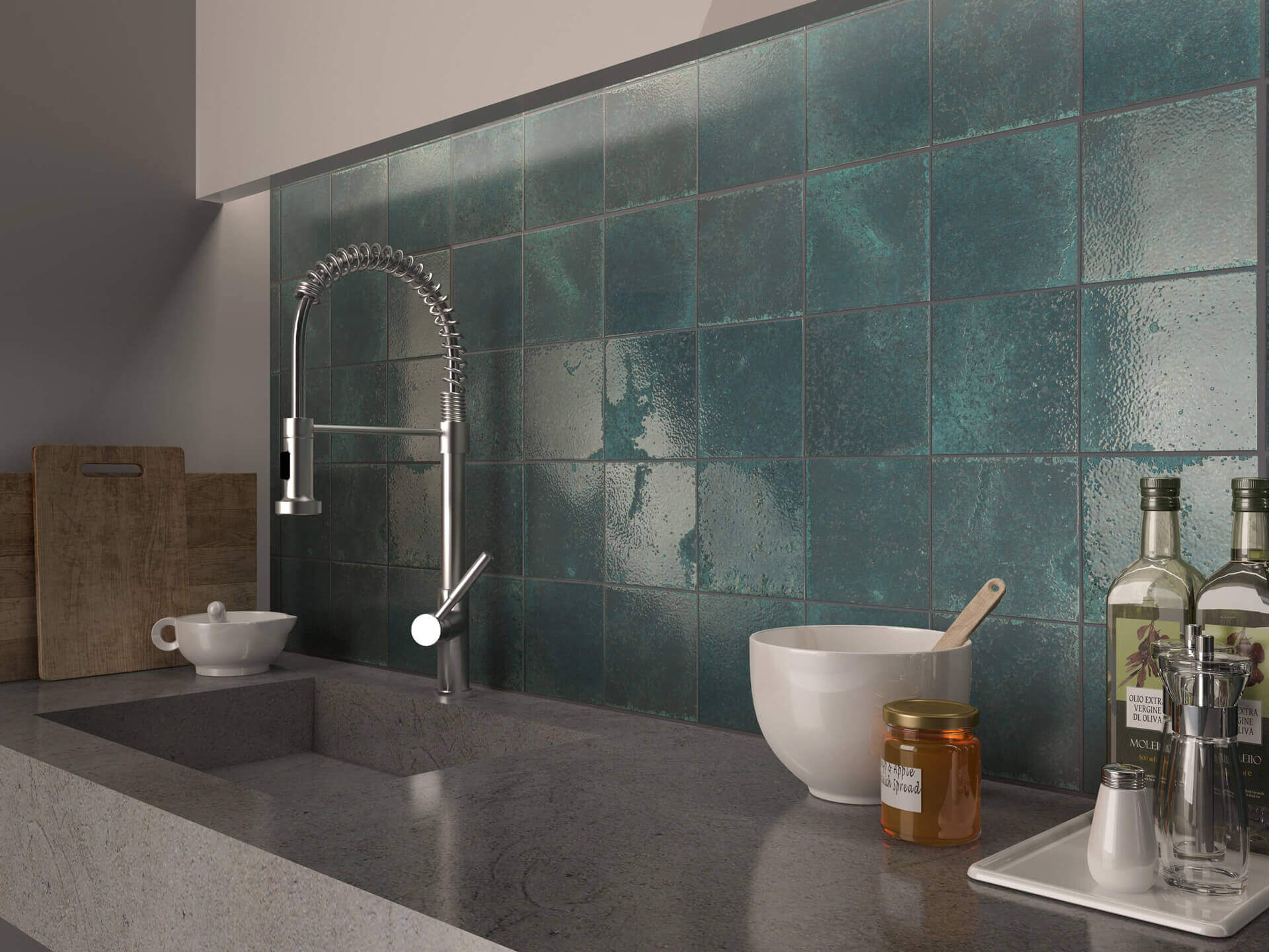 Happy Floors Vibrant 6" x 6" Porcelain Tile (Closeout)