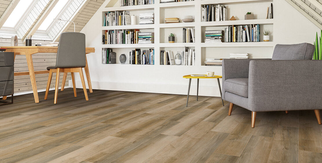 Metroflor Inception Reserve Wellness Oak 7.08" x 47.64" Cloudless Oak Vinyl Plank