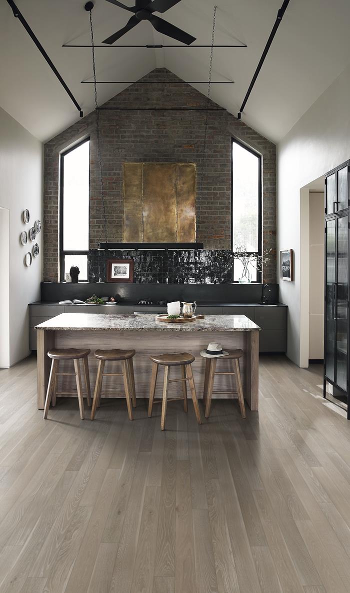 Kahrs Canvas 5" x 73.25" Hardwood Plank Oak Heather