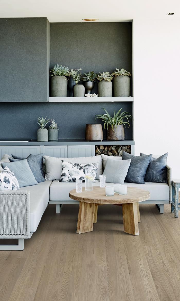 Kahrs Canvas 5" x 73.25" Hardwood Plank Oak Reiter