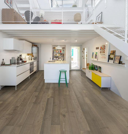 Kahrs Classic Nouveau 7.38" x 89.25" Hardwood Plank Oak Nouveau Greige