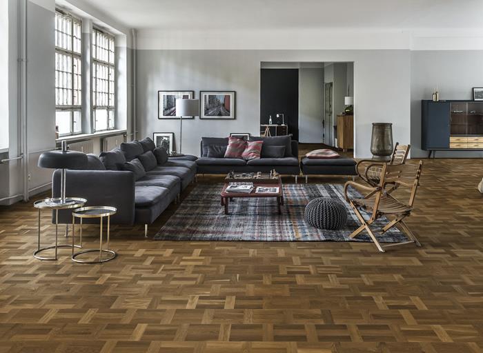 Kahrs European Renaissance 7.88" x 95.5" Hardwood Plank Oak Palazzo Fumo