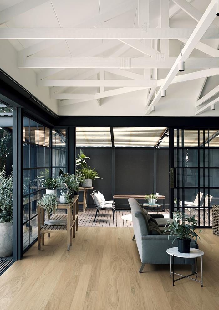 Kahrs Life 5.88" x 71.25" Hardwood Plank Light Suede Wide