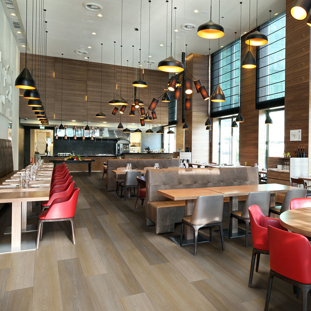 Metroflor Deja New Clean Oak 9" x 60" Natural Brown Vinyl Plank