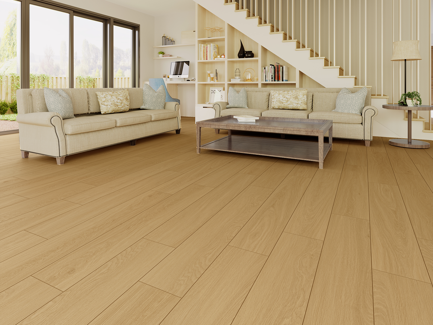 GemCore Lakeshore 7.5" x 48" Laminate Plank Loyola