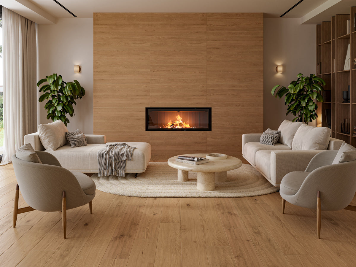 Happy Floors Modern Oak 8" x 48" Porcelain Tile Icon