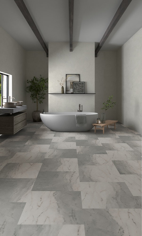 Mannington Adura Flex Arctic 18" x 18" Glacier Vinyl Tile
