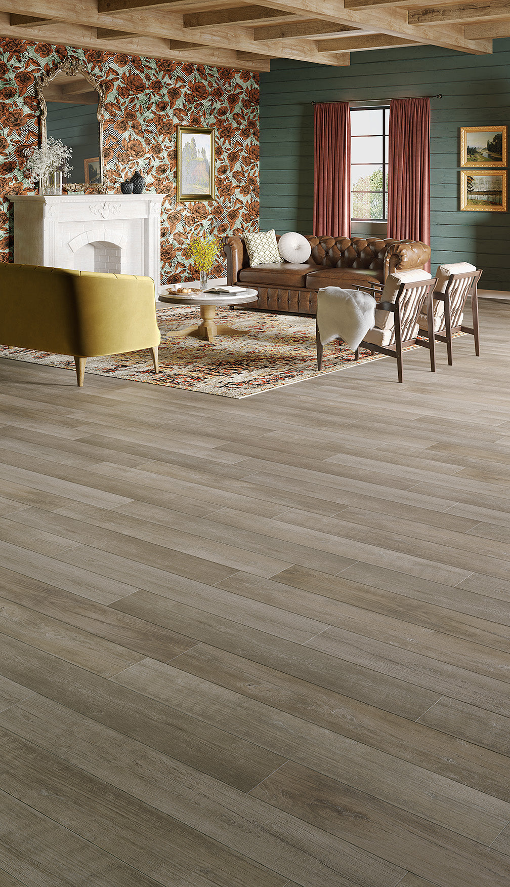 Mannington Adura Flex Plank Calico 7.25" x 48" Fox Vinyl Plank