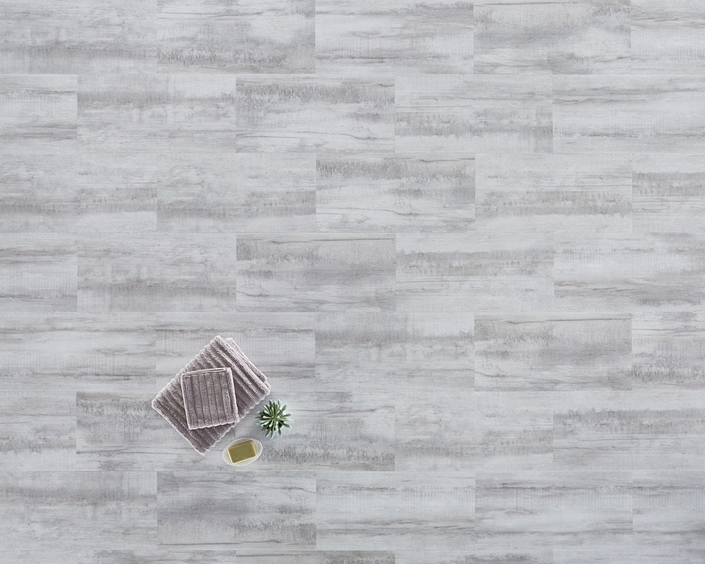 Mannington Adura Max Rectangle Cape May 12" x 24" White Cap Vinyl Tile