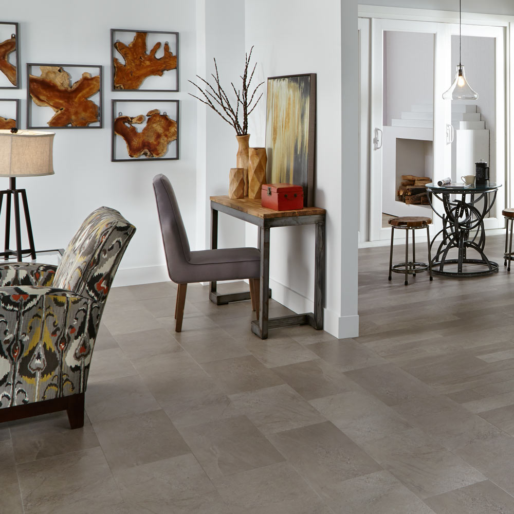 Mannington Adura Max Rectangle Meridian 12" x 24" Fossil Vinyl Tile