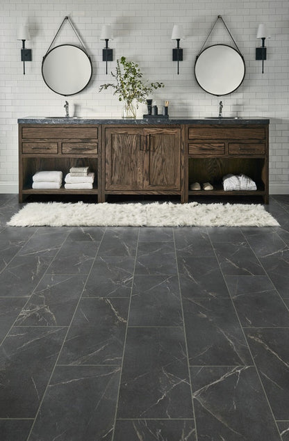 Mannington Adura Rigid Rectangle Baltic Stone 12" x 24" Storm Vinyl Tile