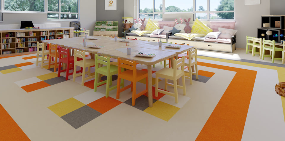 Mannington Parkway Colors 12" x 24" Route Citrus Vinyl Tile