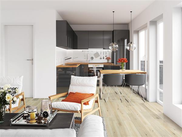 Nuvelle Sea Harbor 6" x RL Hardwood Plank Abalone 