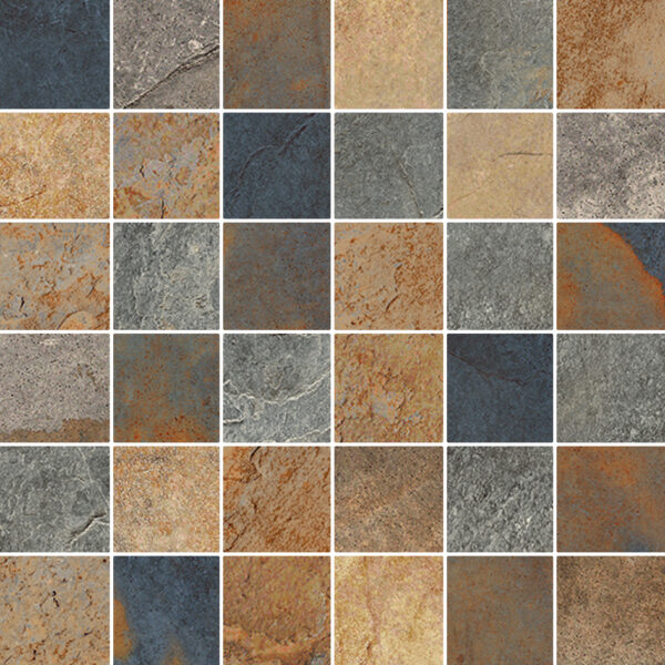 Happy Floors Berwyn 2 x 2 12" x 12" Porcelain Mosaic