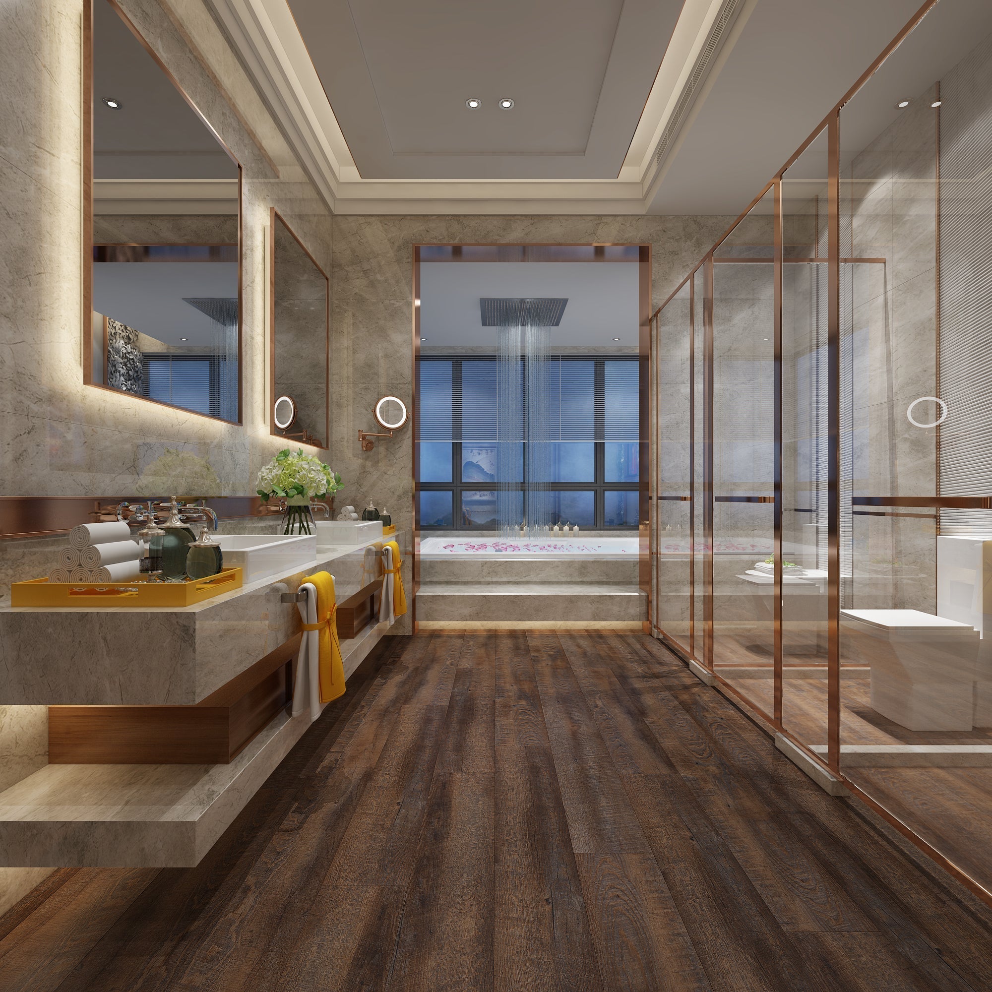 Parkay Floors Laguna Sound 7" x 48" Vinyl Plank Oyster Gray