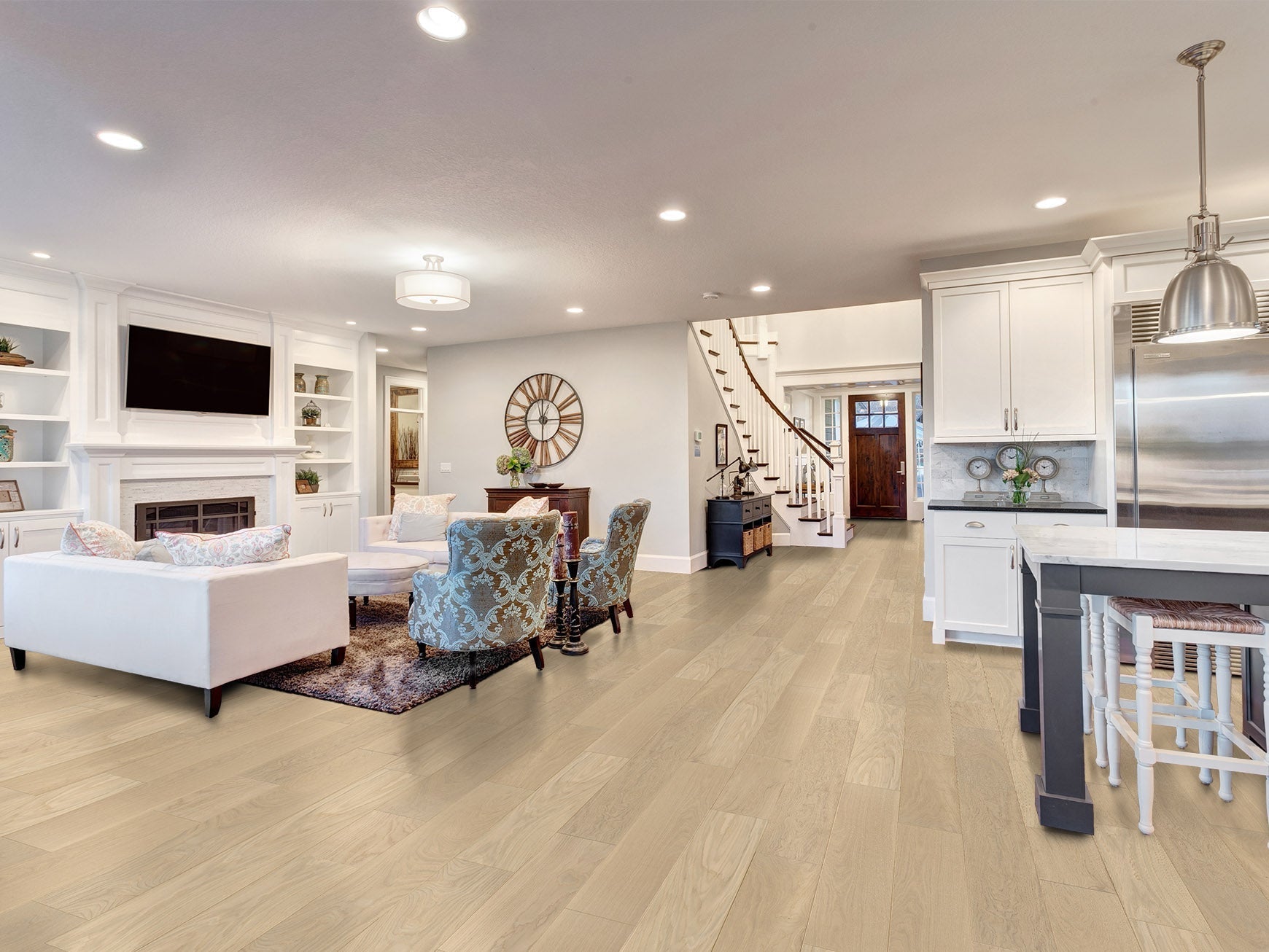 Reward Flooring Sereno 7.5" x RL Hardwood Plank White Oak Brazza