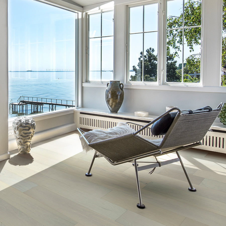 Hallmark Floors Serenity 7.5" x RL Hardwood Plank Pure