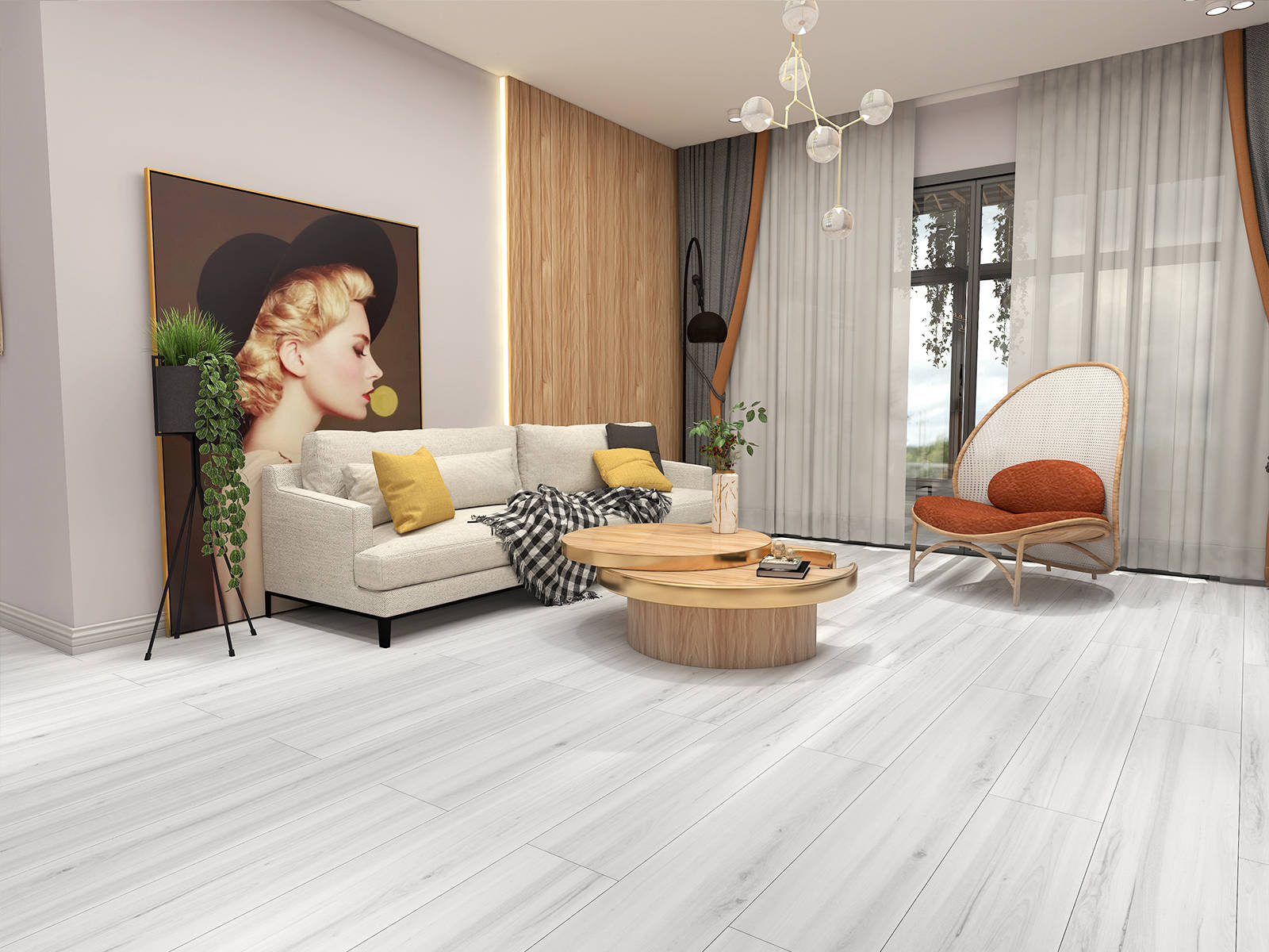 Signature Collection Grandview Plus 9" x 60" Warm Midtown Vinyl Plank