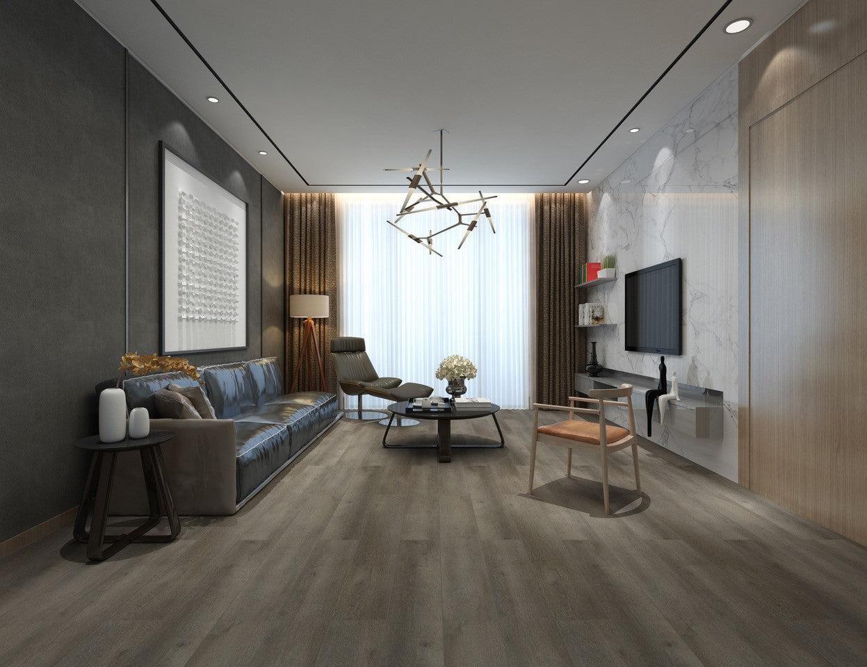 Signature Collection SelectStyle Pro20 SPC 7" x 48" Vinyl Plank Smoked Meadow