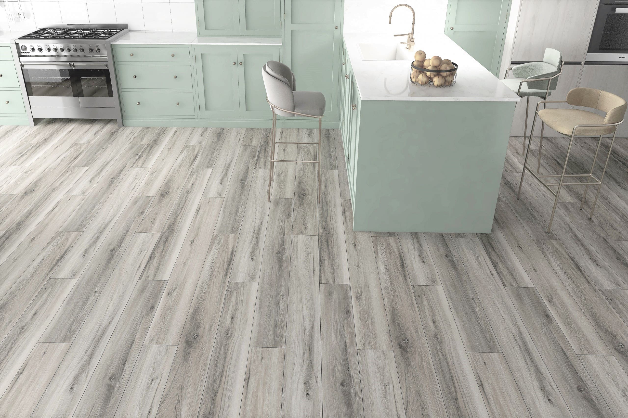 Resolve Flooring Resolve 5MM Rigid Core 7.2" x 48" Vinyl Plank Coastal Oak