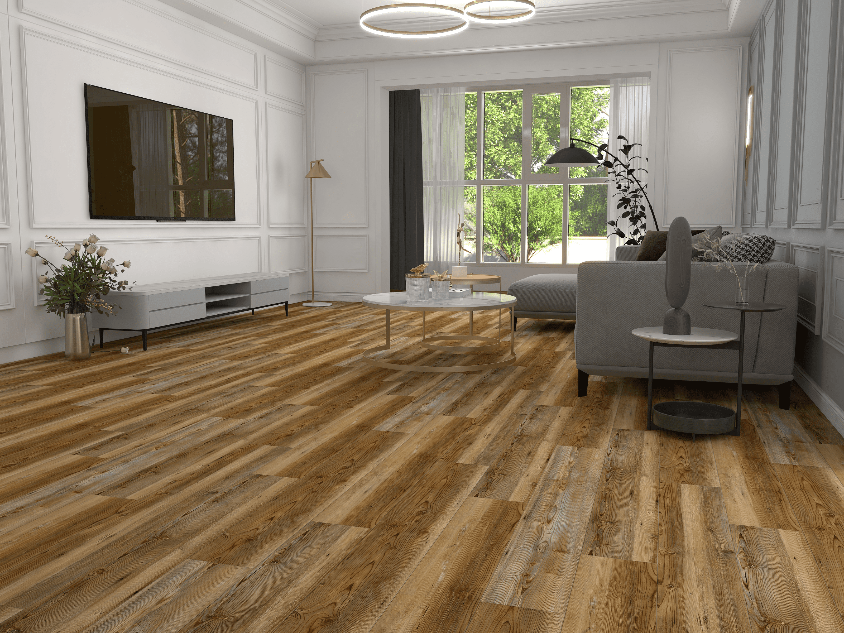 Resolve Flooring Resolve 5MM Rigid Core 7.2" x 48" Vinyl Plank Acorn