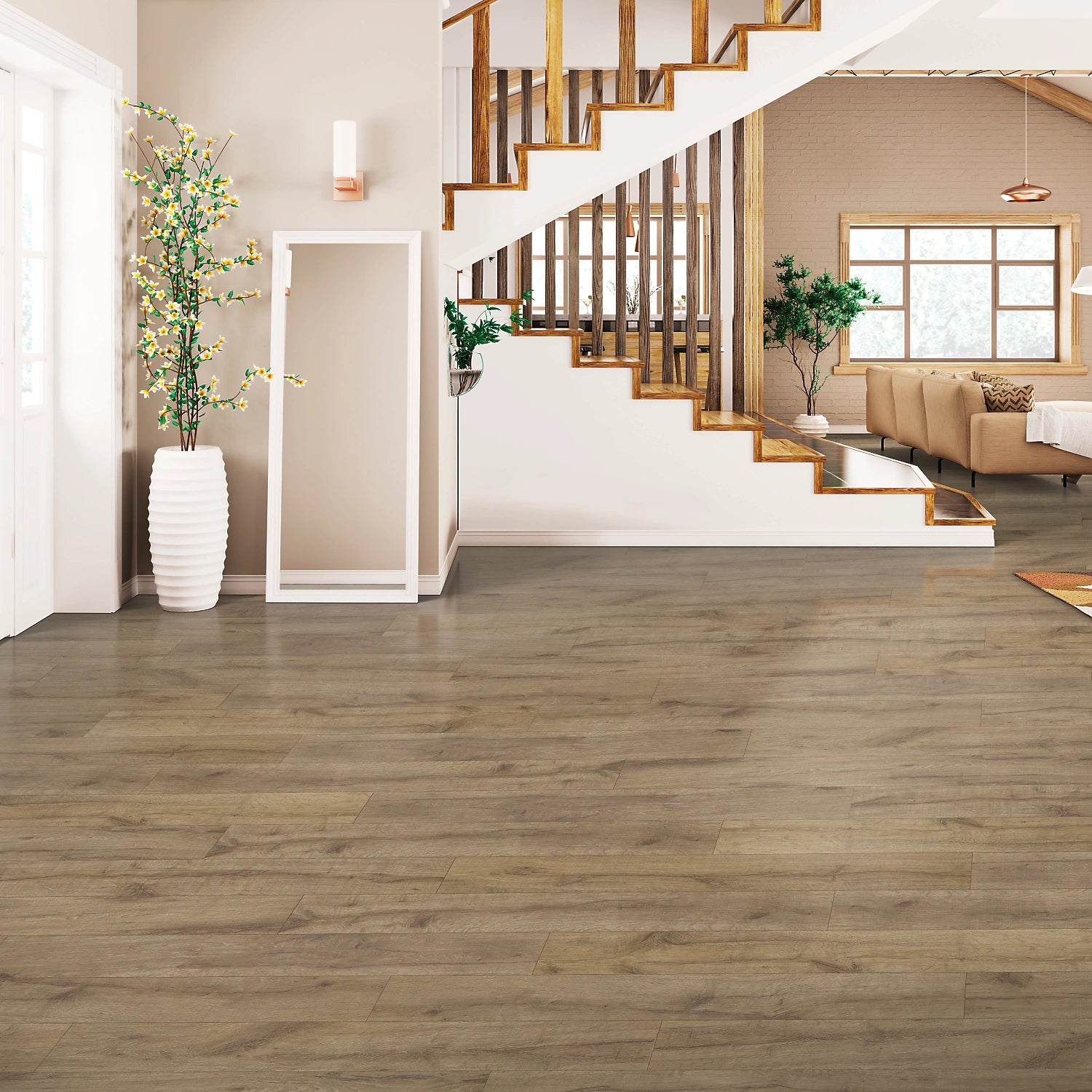 Quick-Step NatureTEK Select Reclaime 7.5" x 47.25" Laminate Plank Malted Tawny Oak
