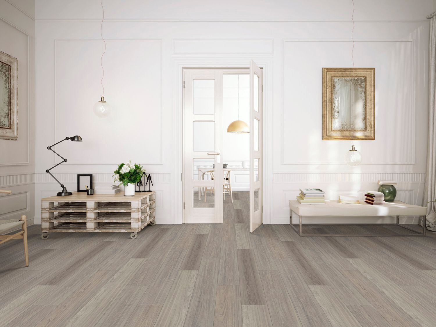 Happy Feet International Urban Design 12 7" x 48" Sydney Vinyl Plank