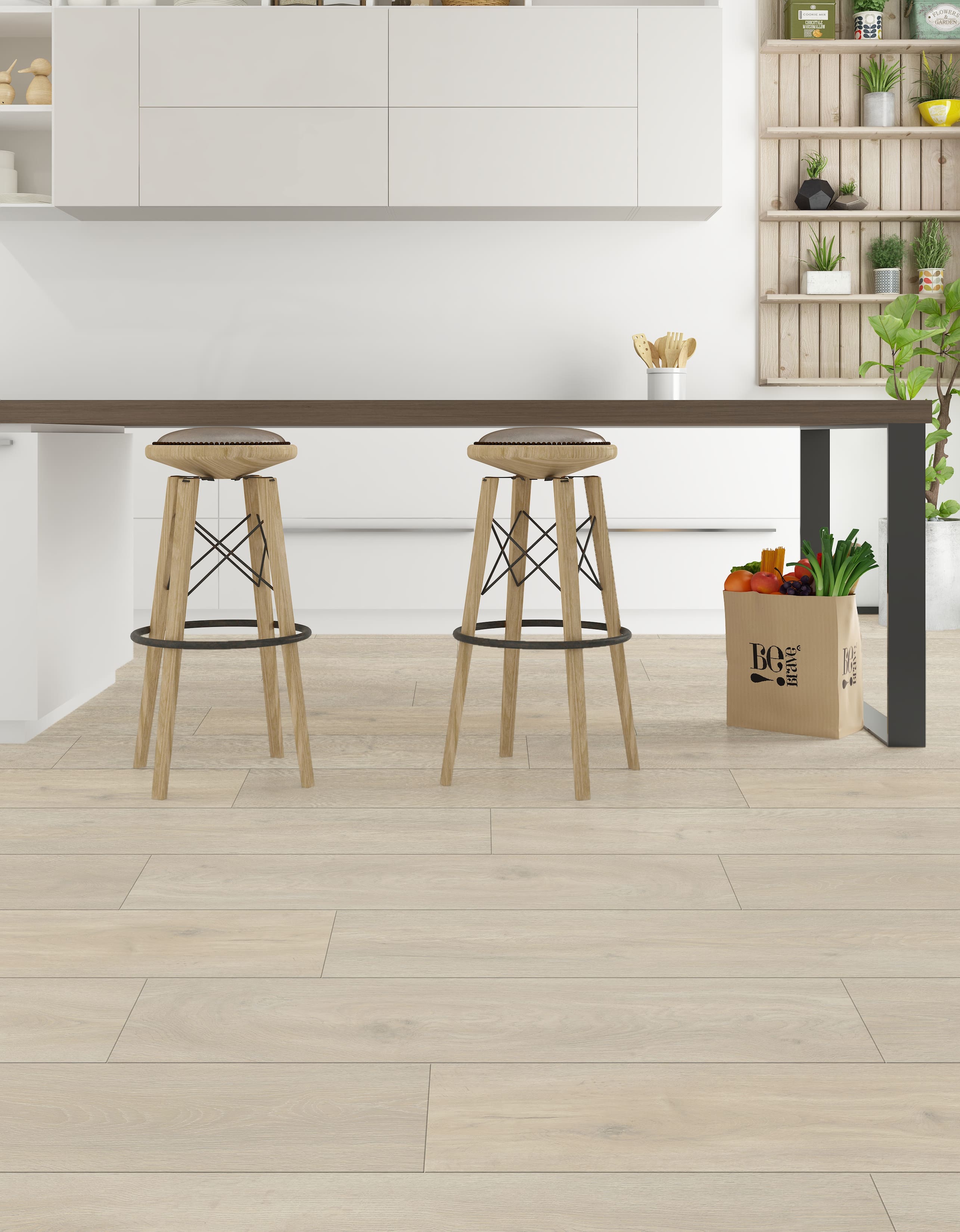 Resolve Flooring Resolve 8MM WPC 9" x 60" Vinyl Plank Barbados