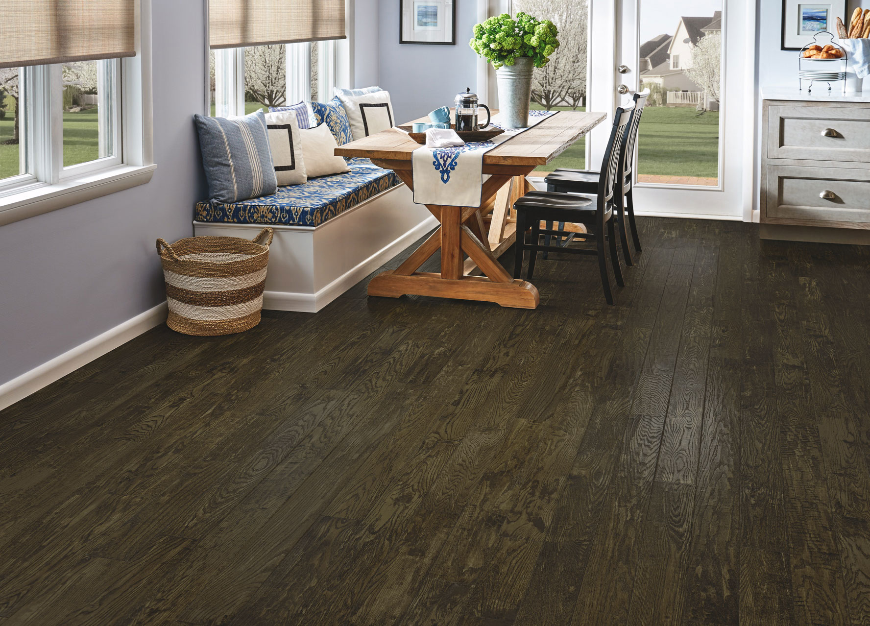 Bruce Signature Scrape Hand Scraped 5" x RL Hardwood Plank Coastal Plain