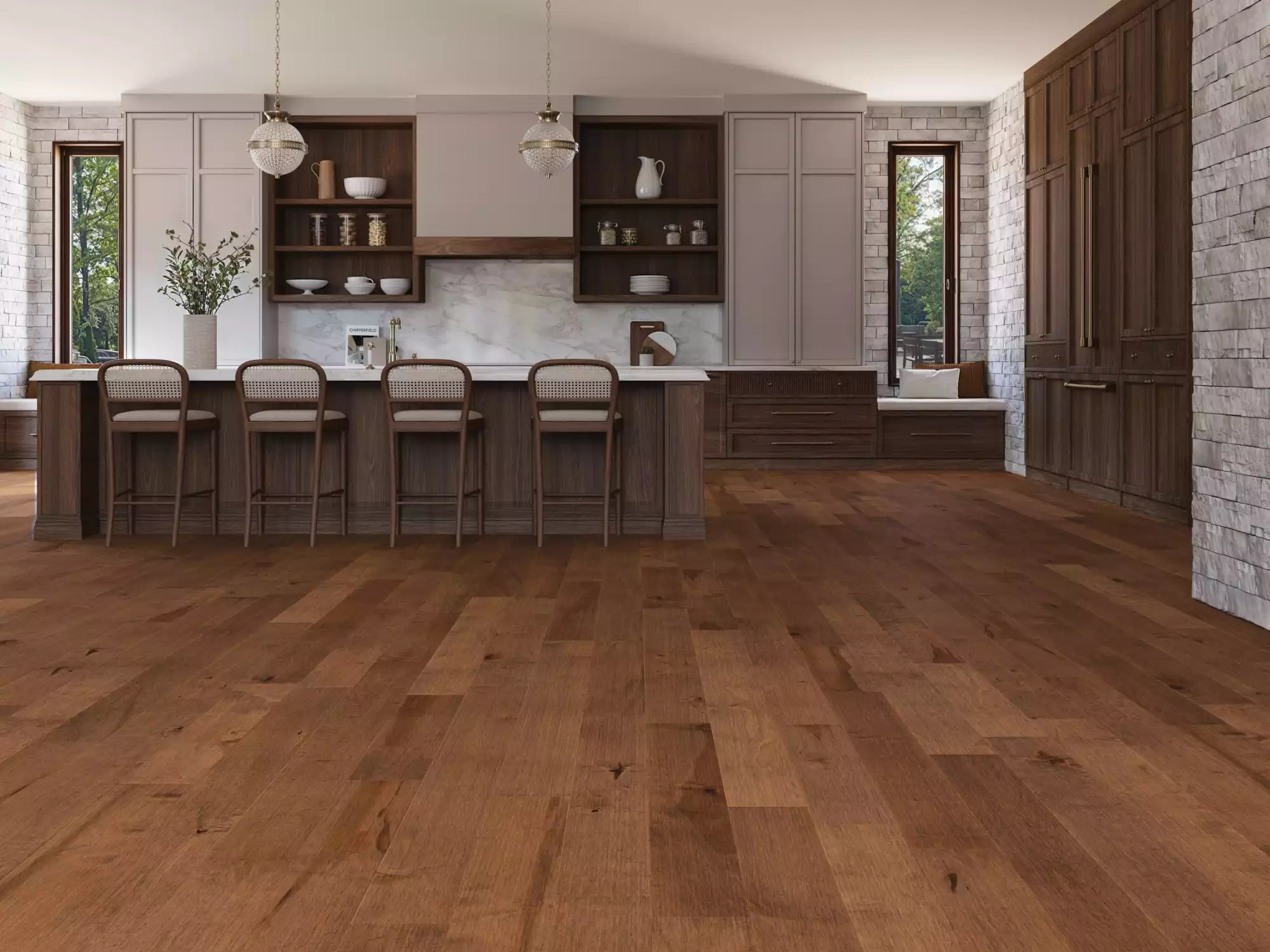 Mirage Floors Sweet Memories Character TruBalance 7.75" x RL Hardwood Plank Praline