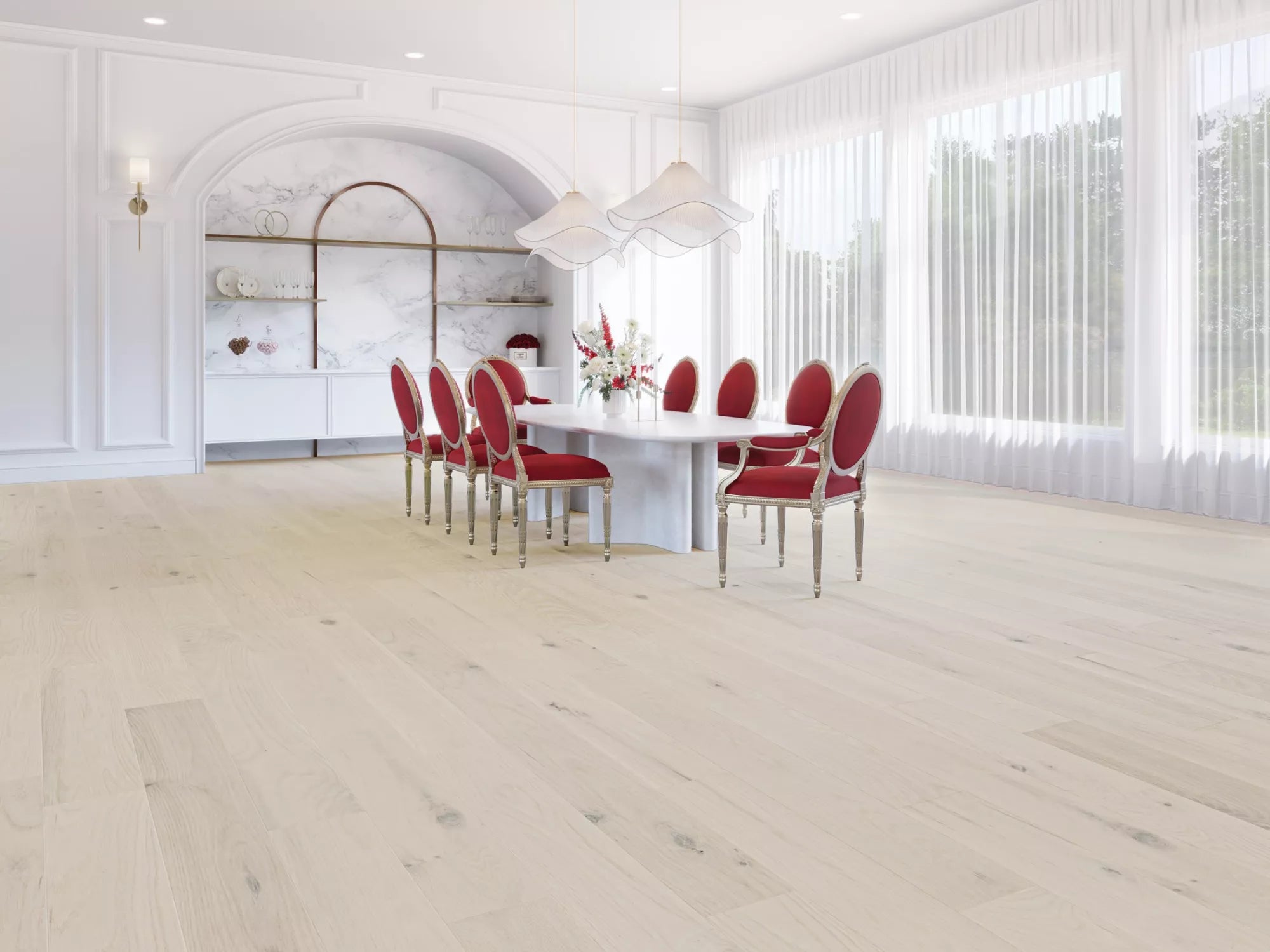 Mirage Floors Lively Exclusive TruBalance 7" x RL Hardwood Plank Wedding Day