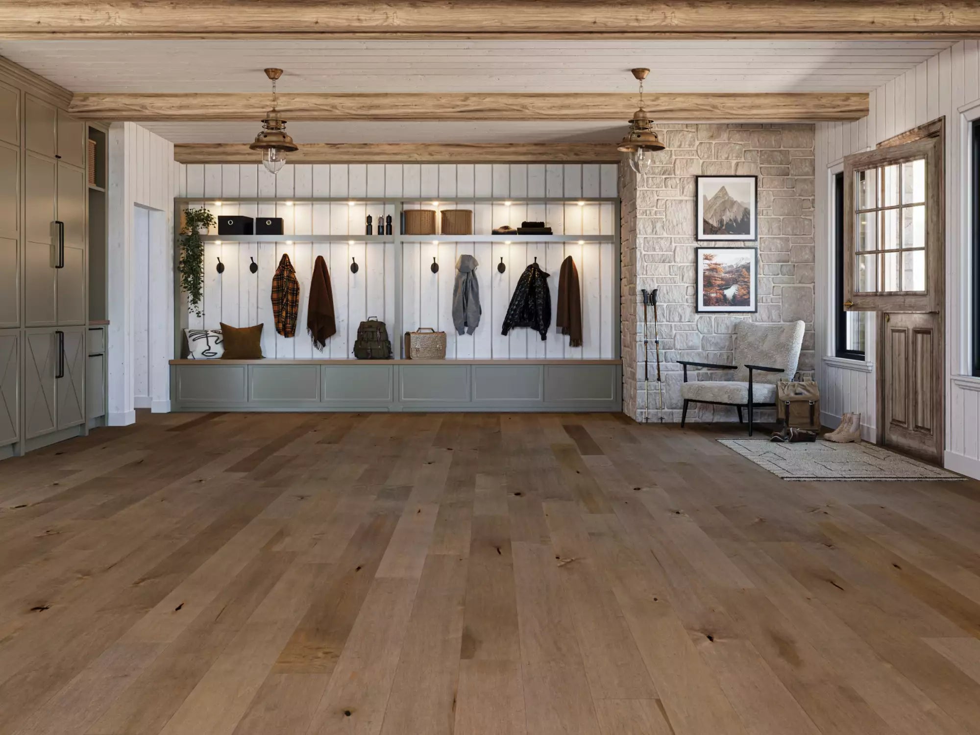 Mirage Floors Autumn Character TruBalance 7" x RL Hardwood Plank Hiking