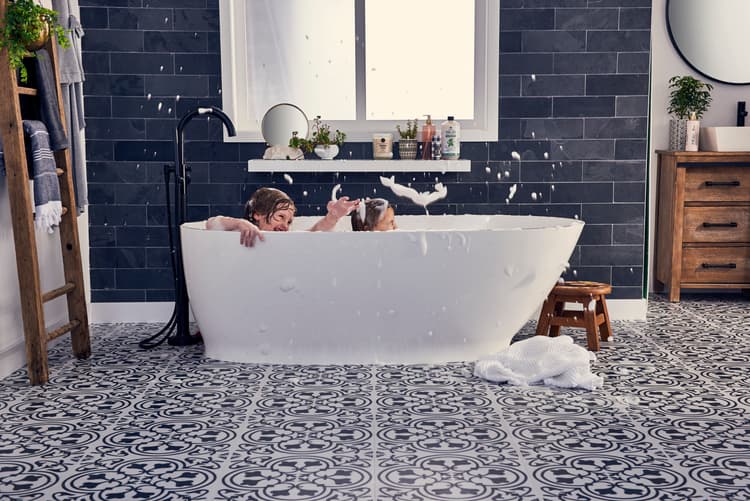 Mannington Adura Apex Trellis 16" x 48" Vinyl Tile Iron