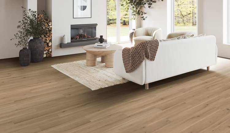 Mannington Adura Max Plank Swiss Oak 1/3 7" x 48" Vinyl Plank Nougat