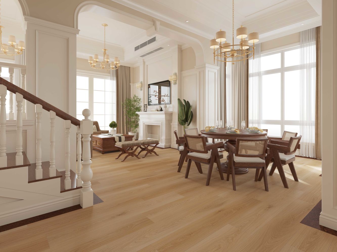Lions Floor Haven Heights 9.33" x 60" Laminate Plank Elm Terrace