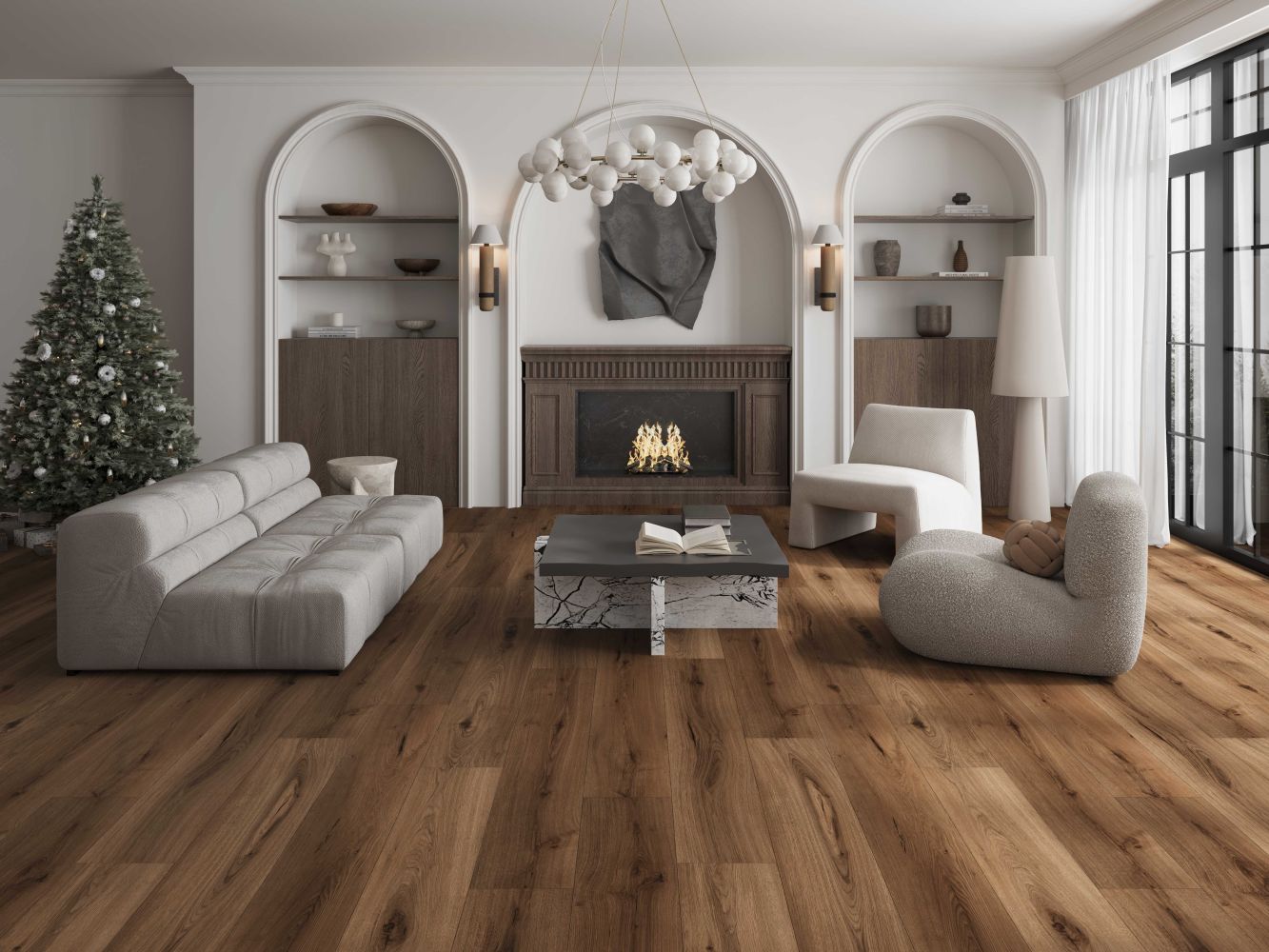 Lions Floor Haven Heights 9.33" x 60" Laminate Plank Rosewood Way