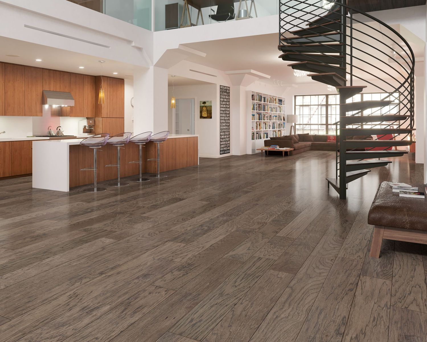 Primo Florz Primo Hickory 6.5" x RL Hardwood Plank Natural